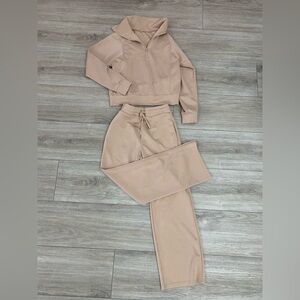 Beige Tracksuit Set